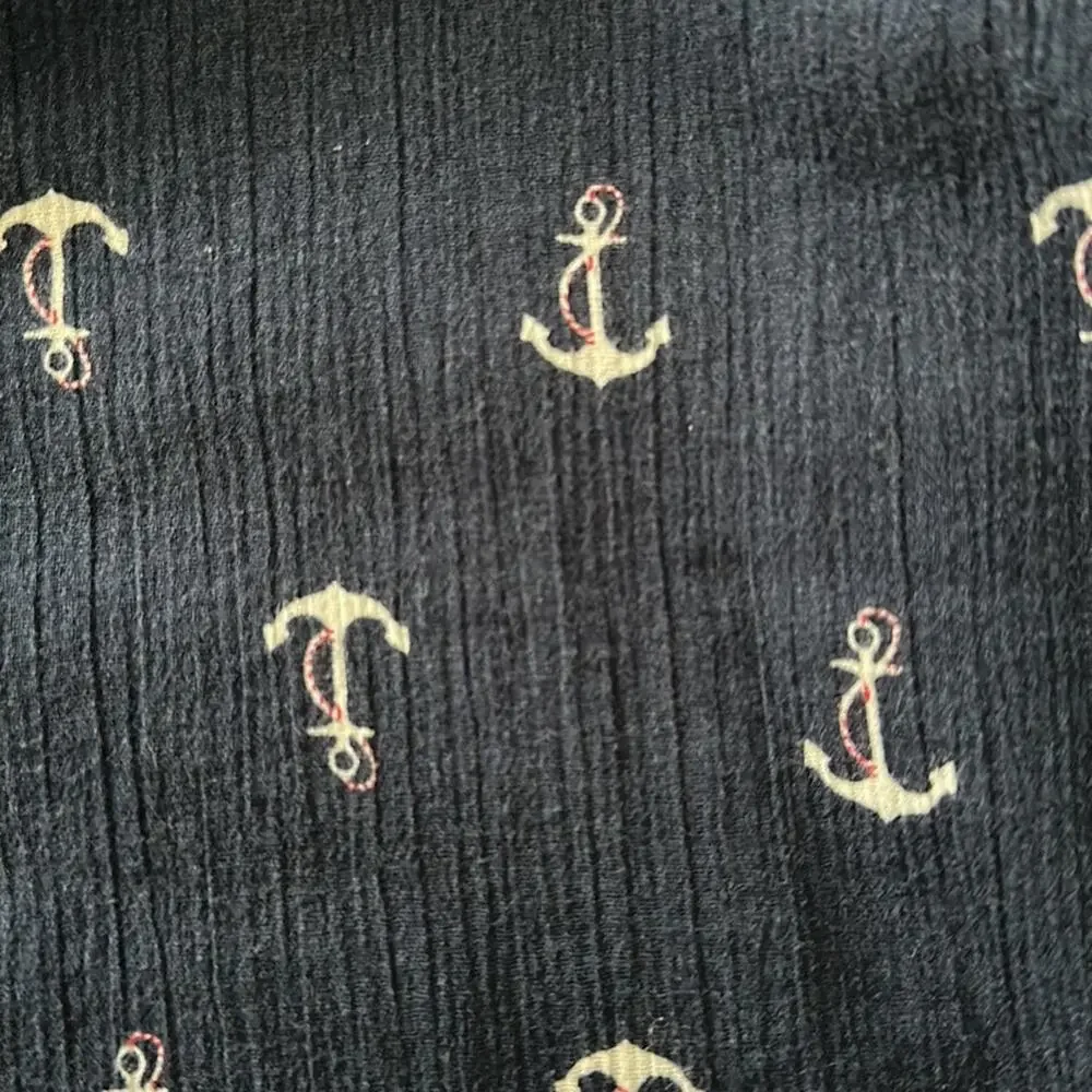 J. Crew | Navy Anchor Cover- up Dress/Tunic Size S